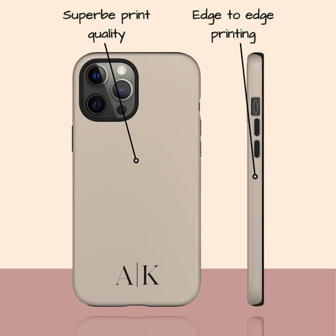 Custom Initials iPhone Case - Centered
